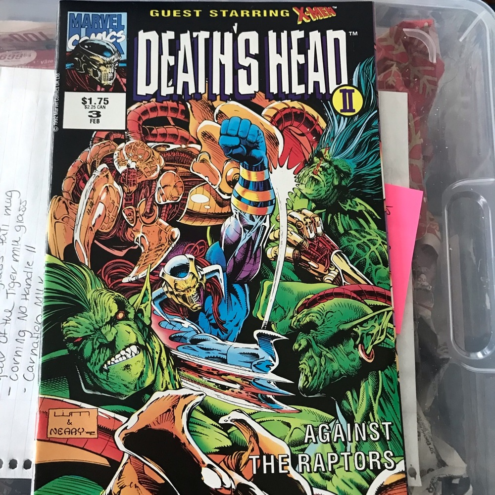 Marvel Comics Death's Head II #3 — Colorful Comic Book Cover